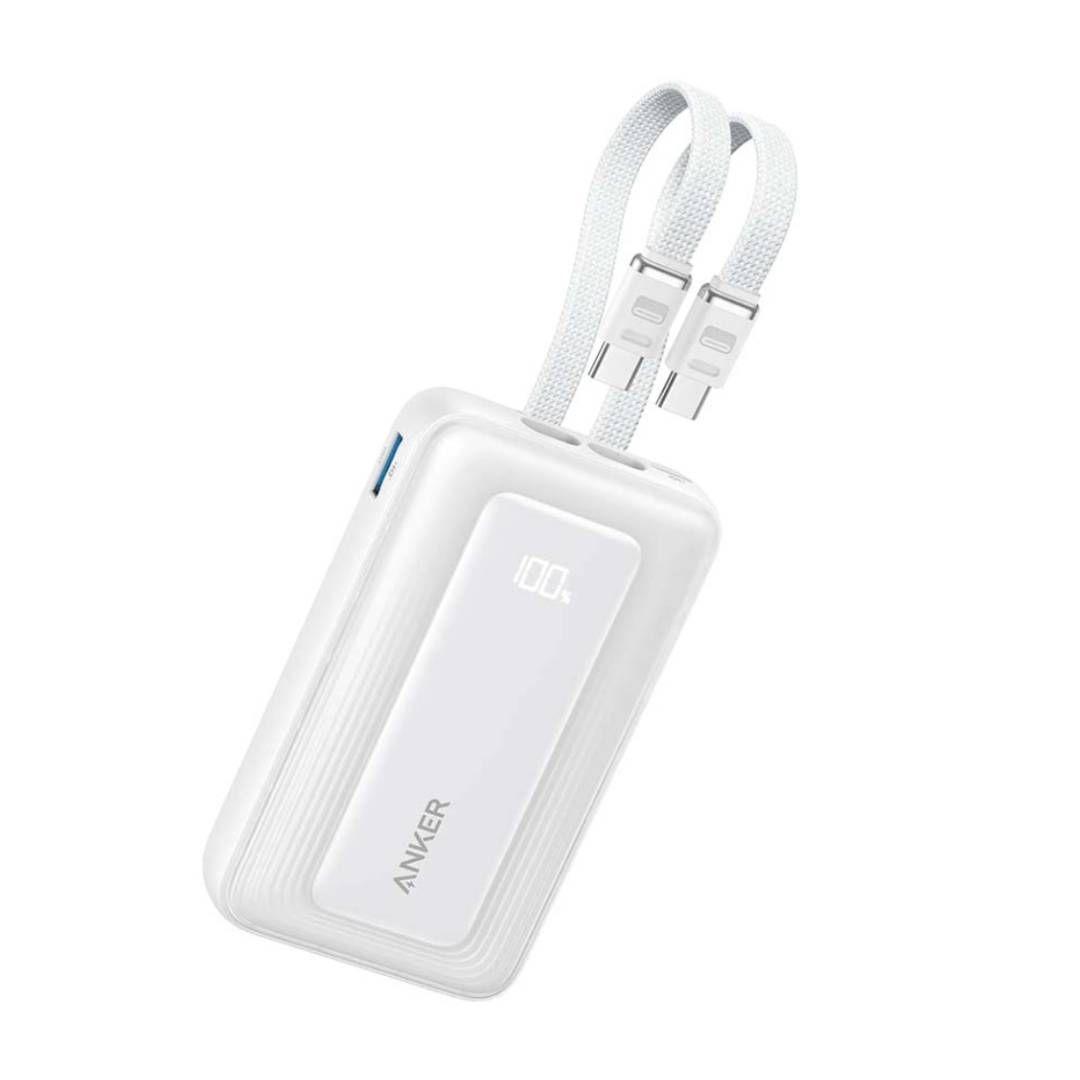 Power Bank Anker Zolo 20.000 mAh 30W USB-C, Lightning,Blanco-1