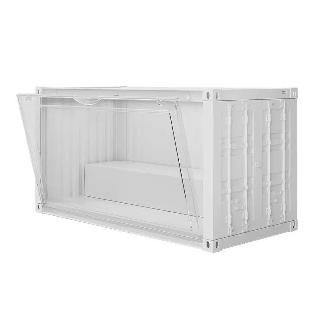 Caja Exhibidora de Figuras con Luz Container Show Box Blanca-0