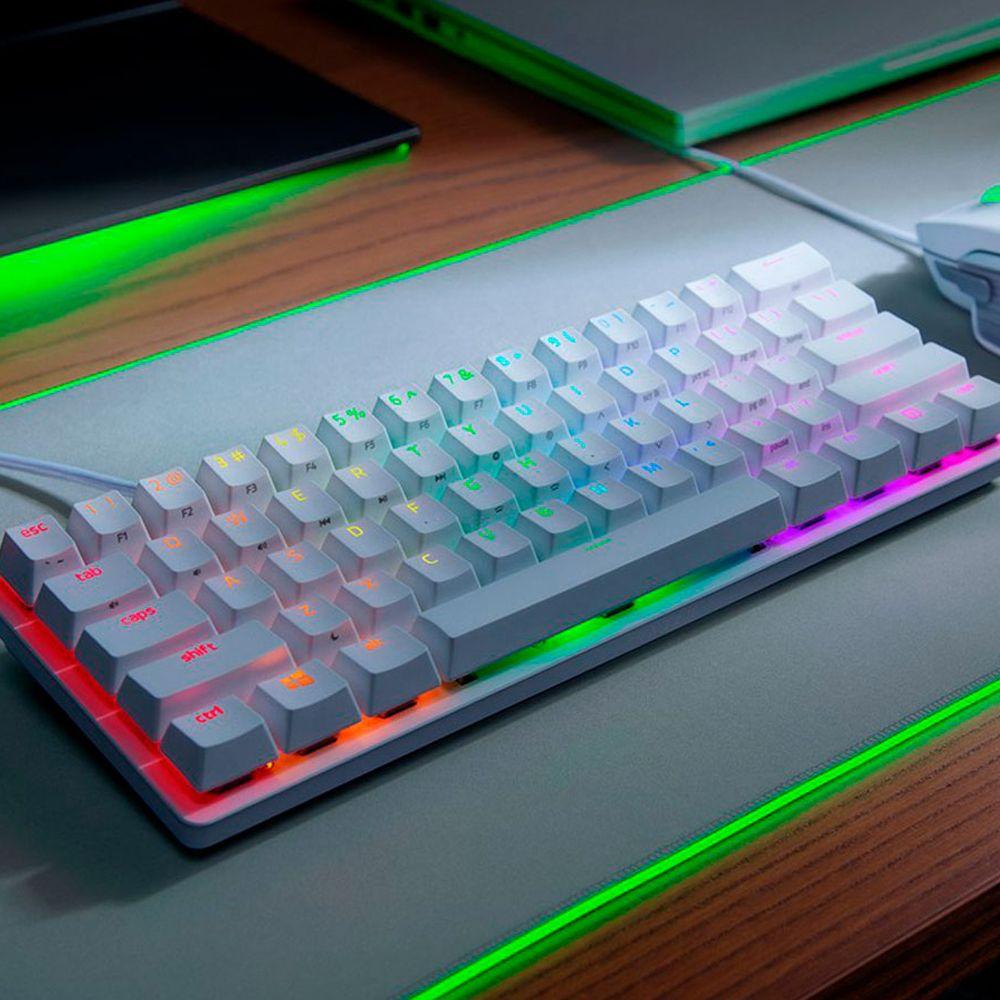 Teclado Gamer Razer Huntsman Mini Mercury Red Switch Ingles-2
