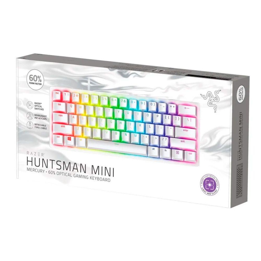 Teclado Gamer Razer Huntsman Mini Mercury Red Switch Ingles-3