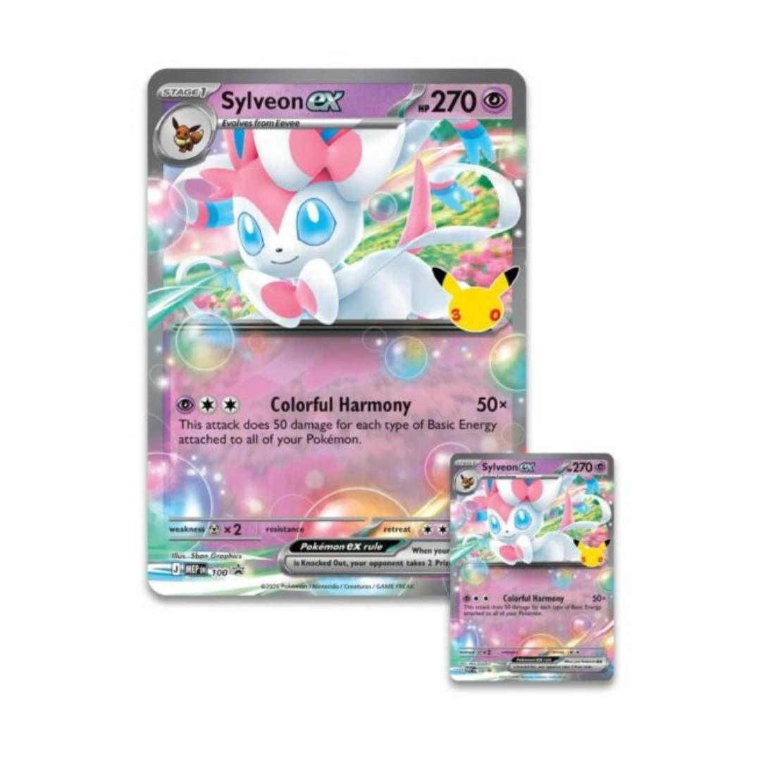Pokémon TCG: 30th Celebration Ex Box Sylveon INGLES-1
