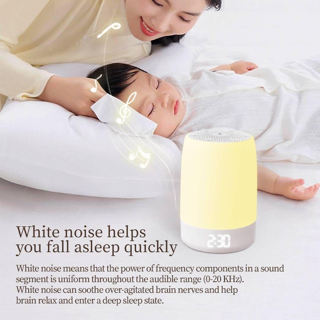 Maquina de Ruido Blanco Wi-Fi con Reloj y Luz, 32 sonidos-3