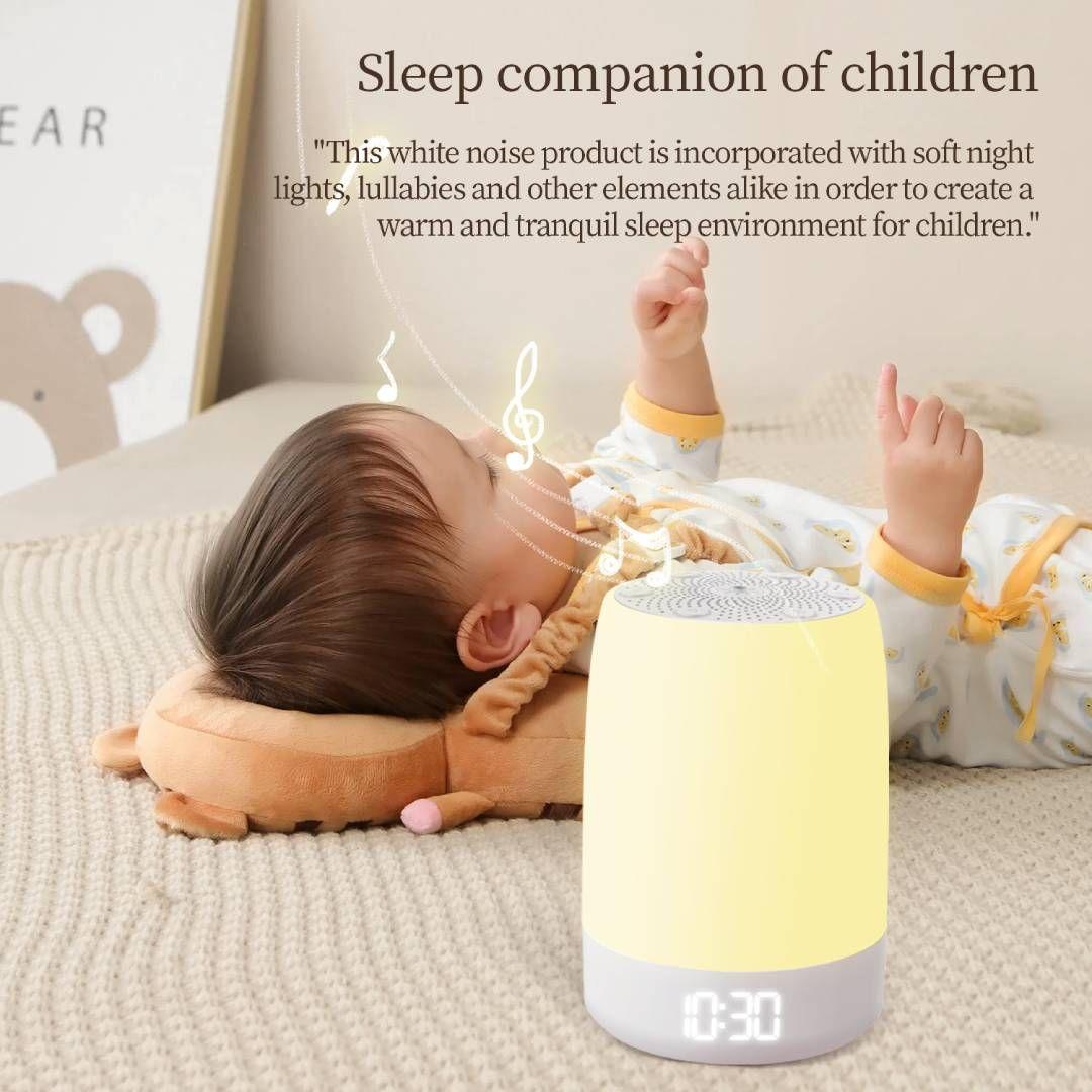 Maquina de Ruido Blanco Wi-Fi con Reloj y Luz, 32 sonidos-5