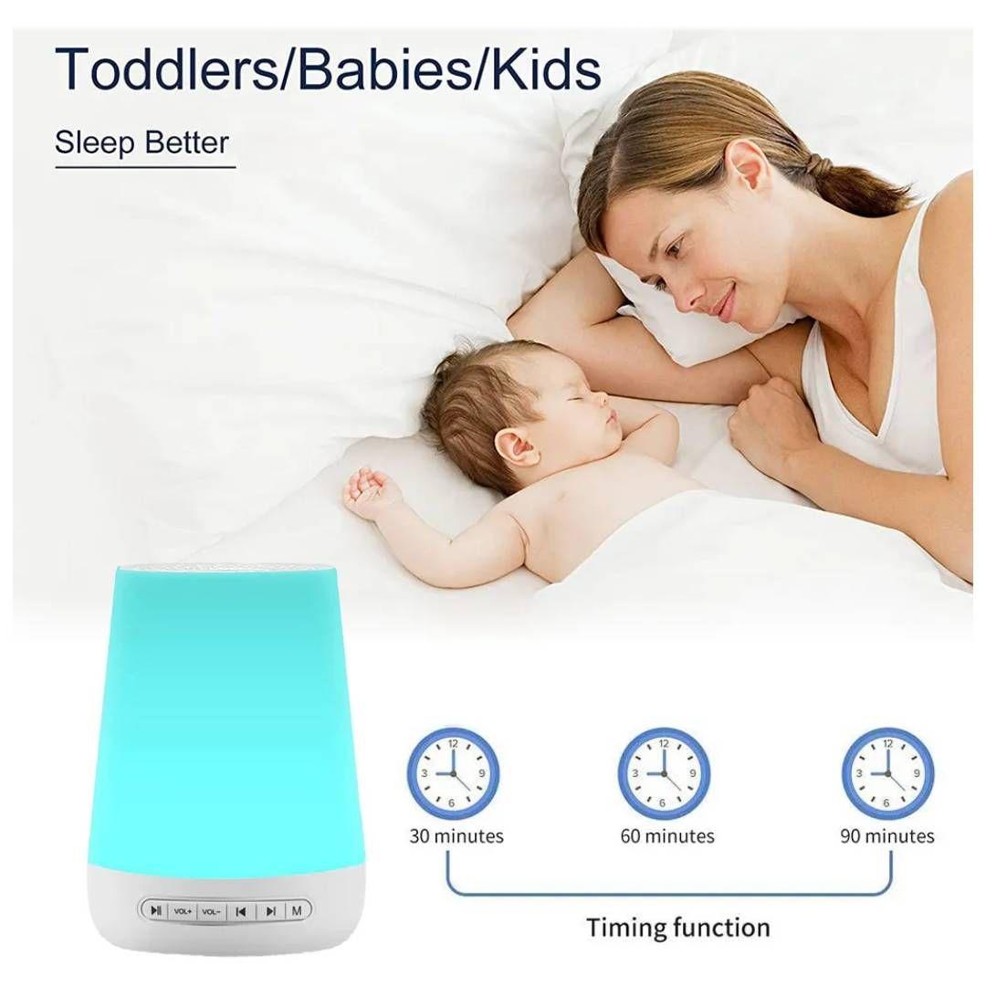 Maquina de Ruido Blanco Wi-Fi con Reloj y Luz, 32 sonidos-4