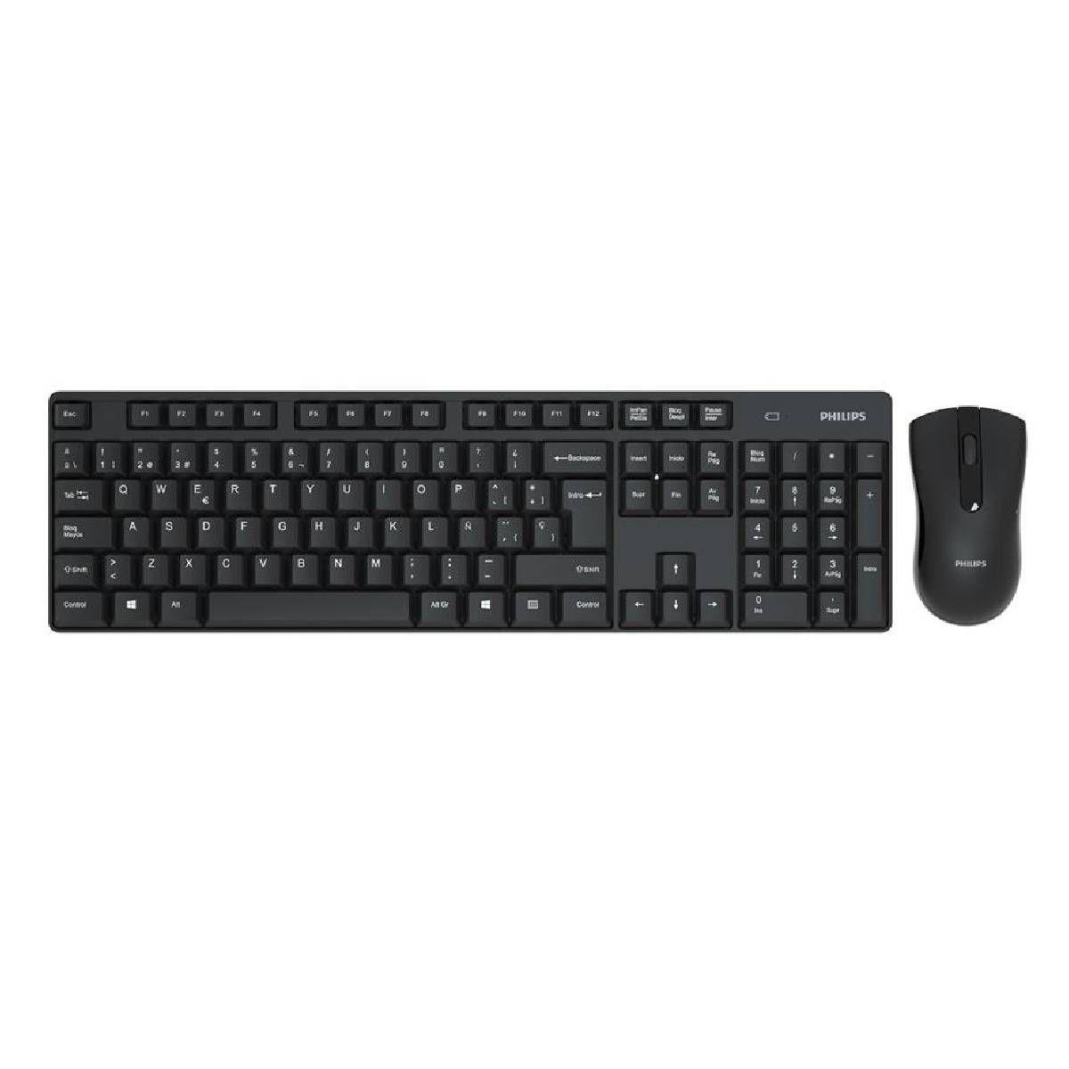 Kit Philips Teclado + Mouse Philips Negro-2