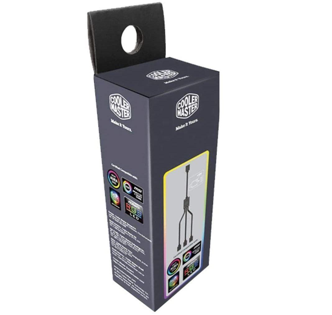 Cable Extensor Cooler Master Split RGB 3 A 1 RGB 5 y 4 Pines-0