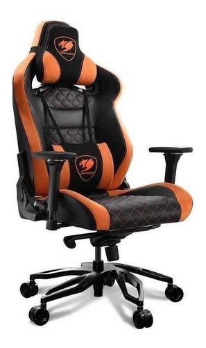 Silla Gamer Cougar Armor Titan Pro Ergonómica Black Y Orange-0
