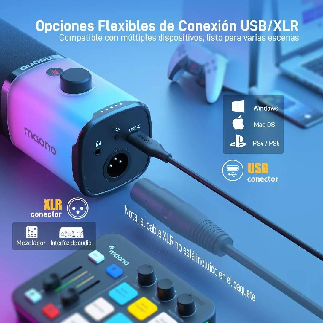 Microfono Maono PD100X RGB-3