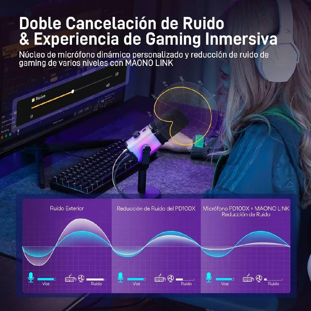 Microfono Maono PD100X RGB-5