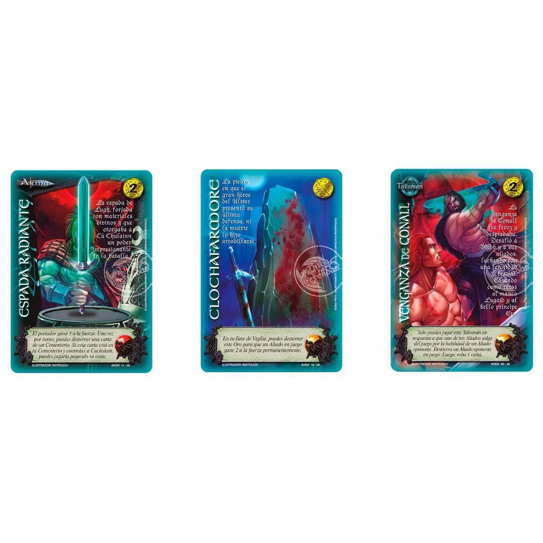X3 Relatos de Hijos de Daana: Muerte de Cuchulain + 2 Cartas-4