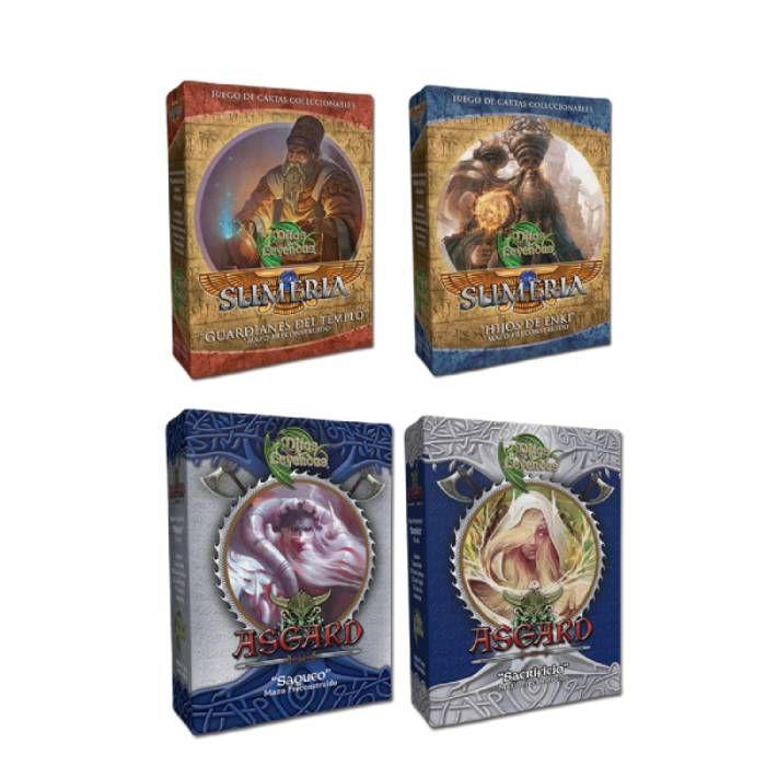 Pack de 4 Mazos: Asgard y Sumeria-0