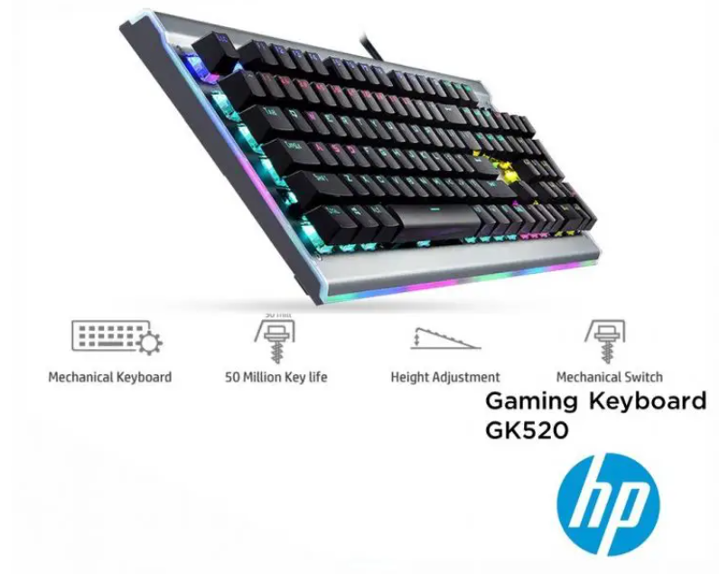 Teclado gamer mecanico HP GK520 RGB Blue Switch-3