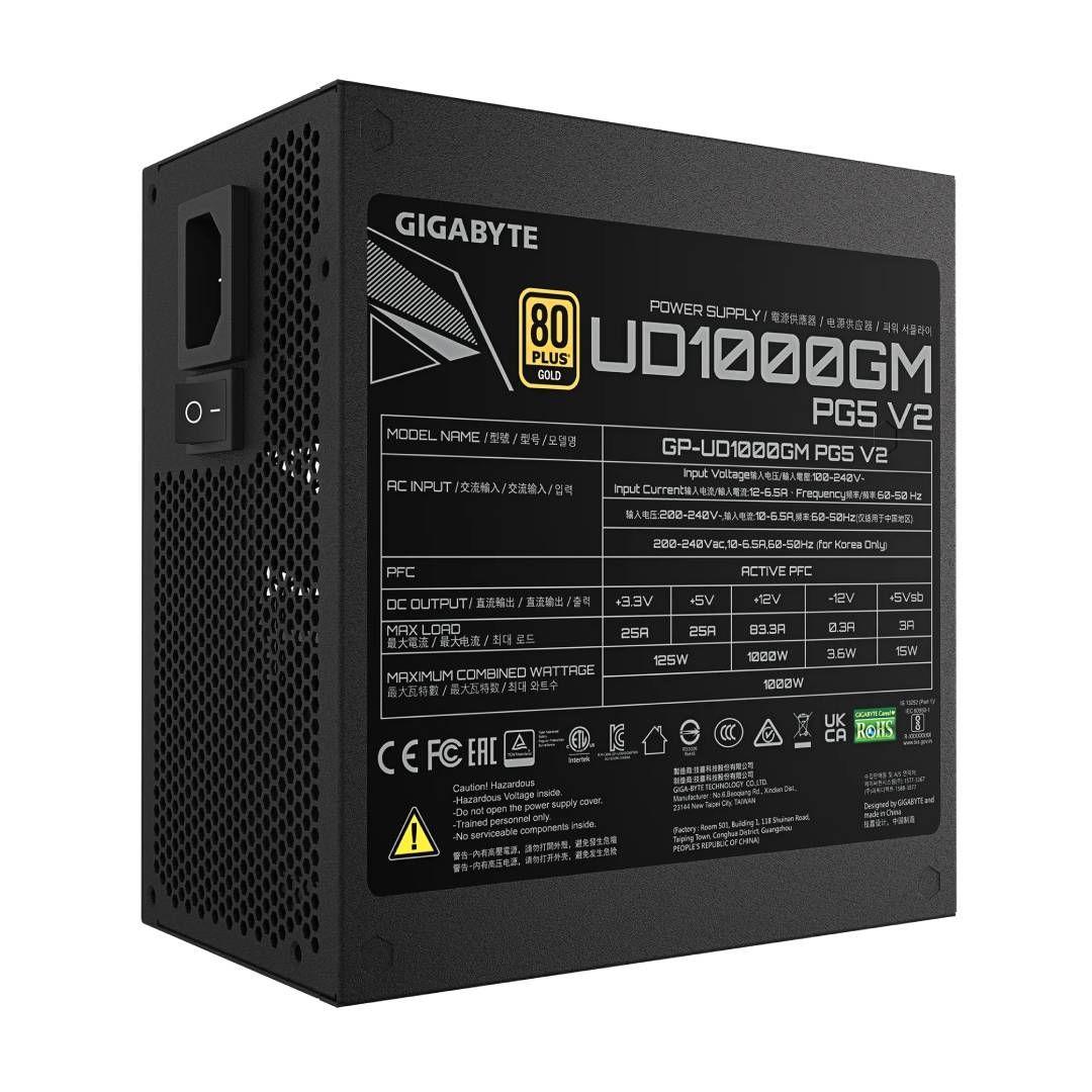 Fuente de Poder Gigabyte GP-UD1000GM PG5 V2 1000W 80+ Gold-2