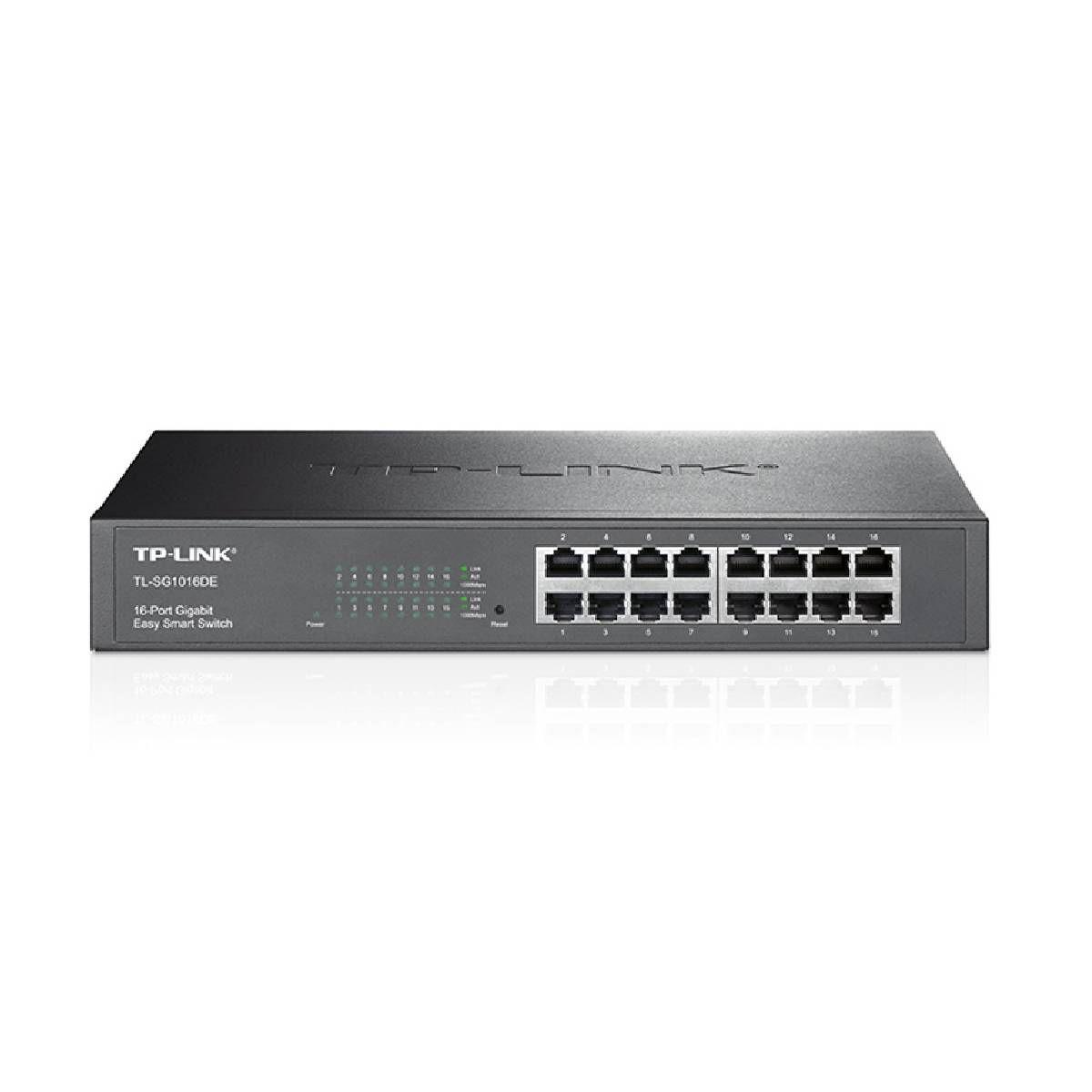 Switch Smart TP-Link 16 Puertos Gigabit TL-SG1016DE-0