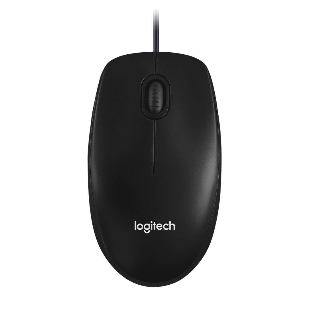Mouse Logitech M100 Cableado Negro-0