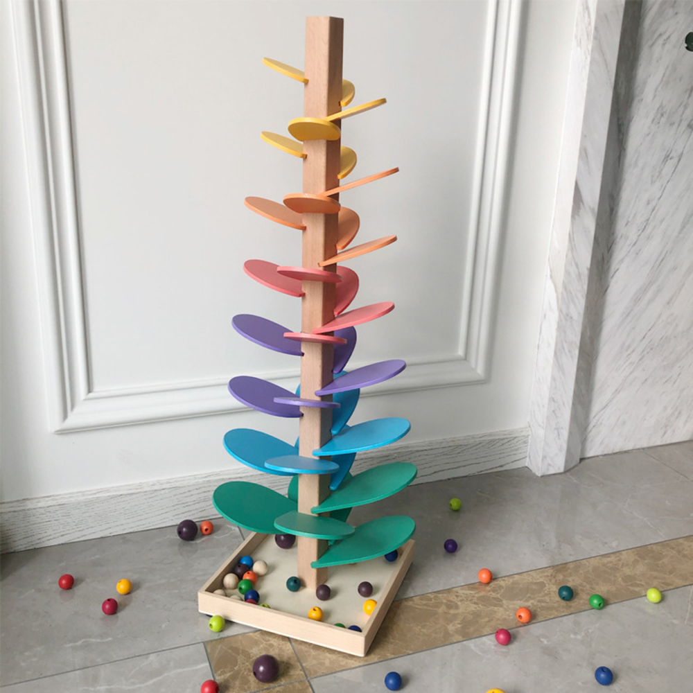 Arbol Musical Montessoi Juego Torre de Hojas-3