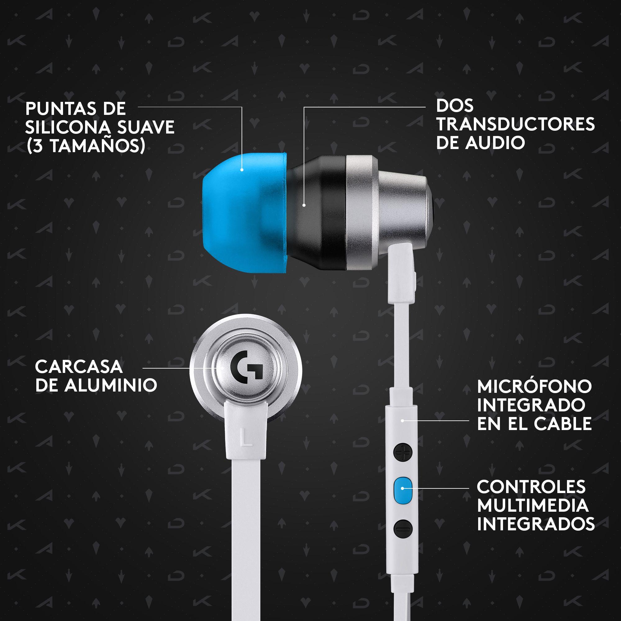 Audifonos Gamer Logitech G333 KDA In-Ear c/Microfono 35mm-2
