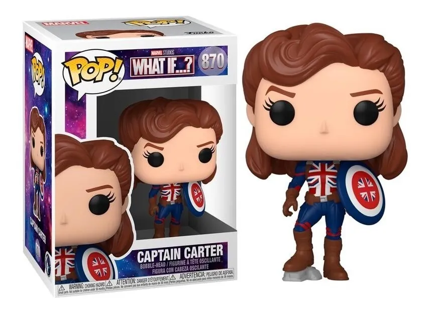 Funko Pop WHAT IF S3 - CAPTAIN CARTER (STEALTH)-2