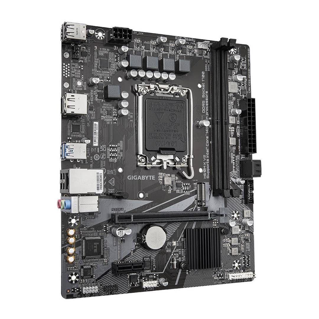 Placa Madre Gigabyte H610M K V2, LGA1700, DDR5, mATX-2