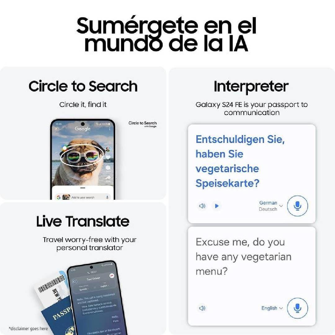 Samsung Galaxy S24 FE, 5G, 256G, 8GB RAM, Grafito-5