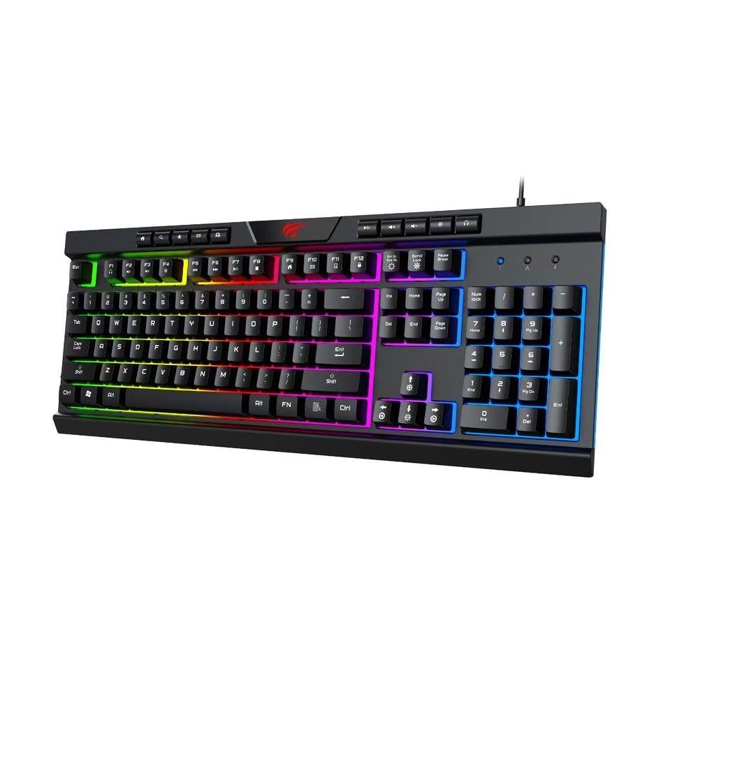 Teclado Gamer Gamenote KB500L Membrana USB RGB-1