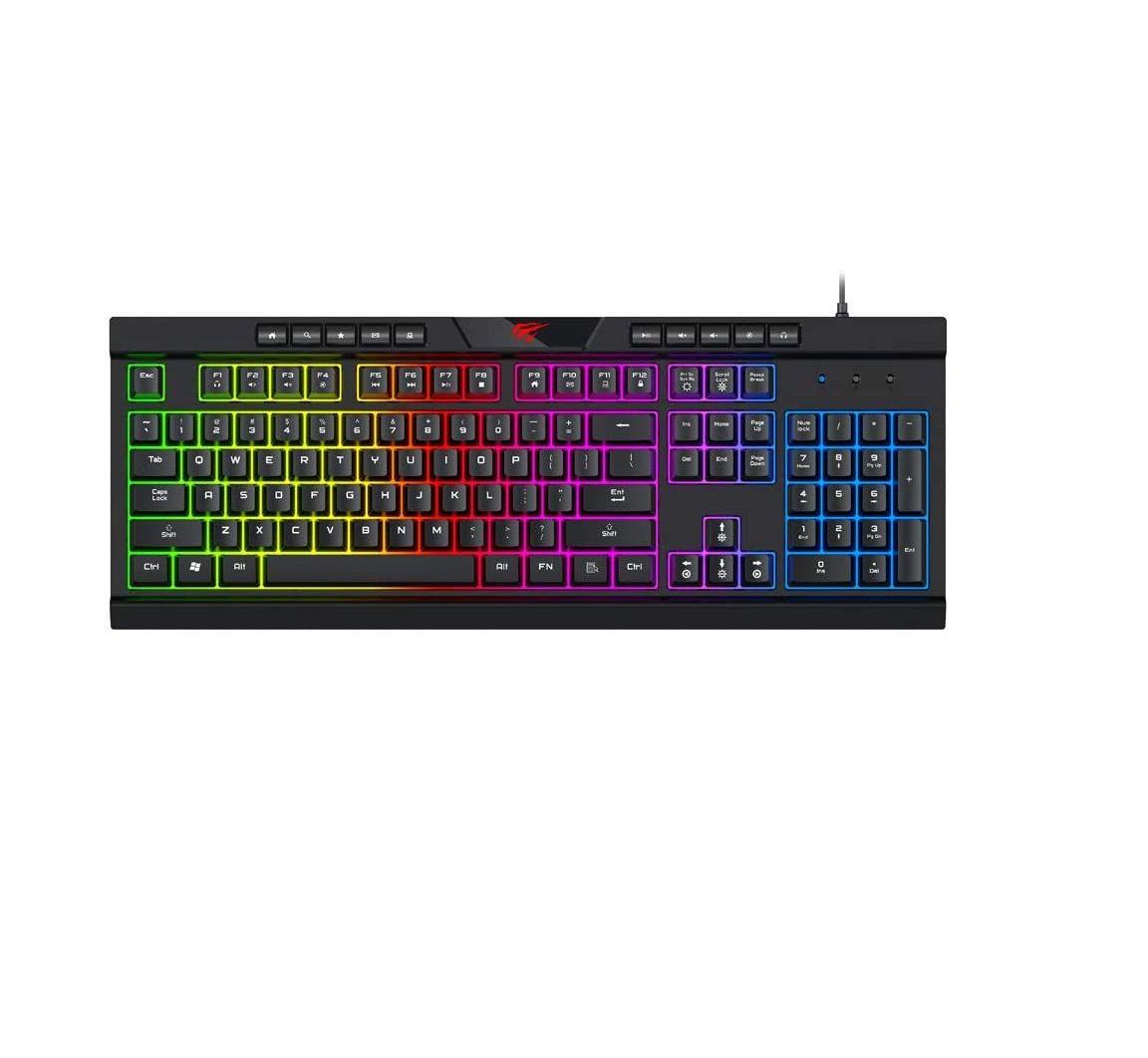 Teclado Gamer Gamenote KB500L Membrana USB RGB-2