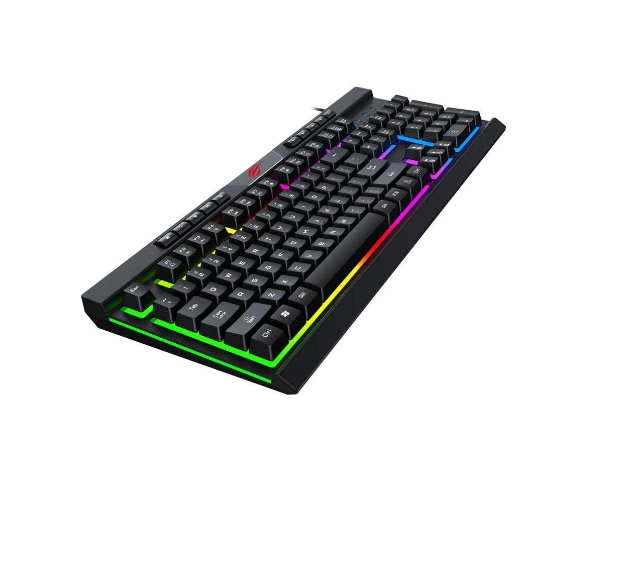 Teclado Gamer Gamenote KB500L Membrana USB RGB-3