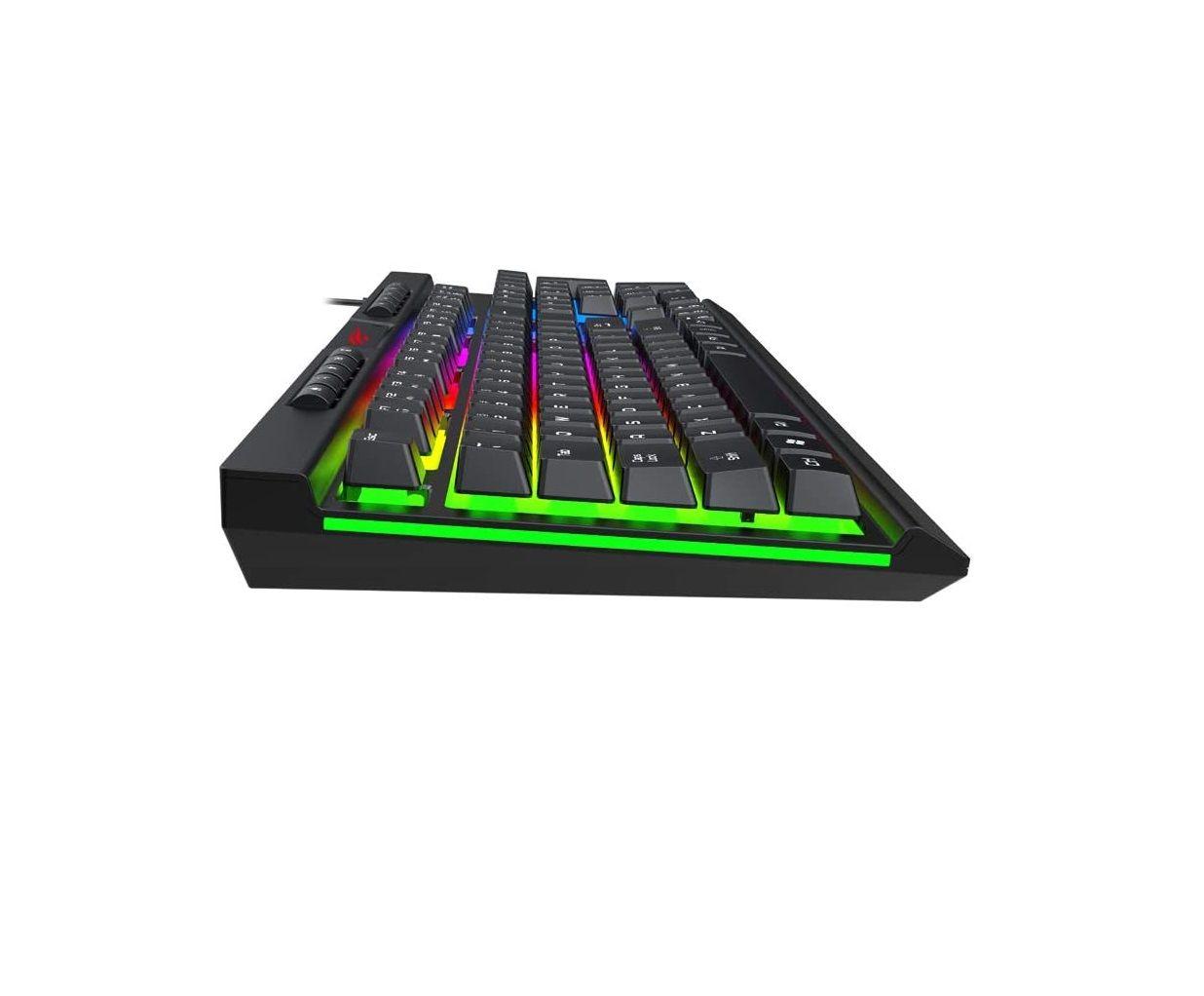 Teclado Gamer Gamenote KB500L Membrana USB RGB-5