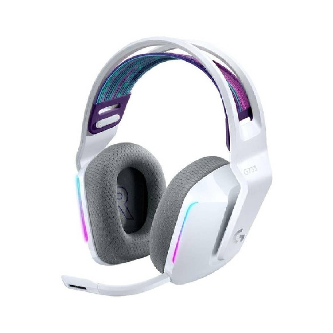 Audífonos Gamer Inalámbricos Logitech G Series G733 Blanco-2