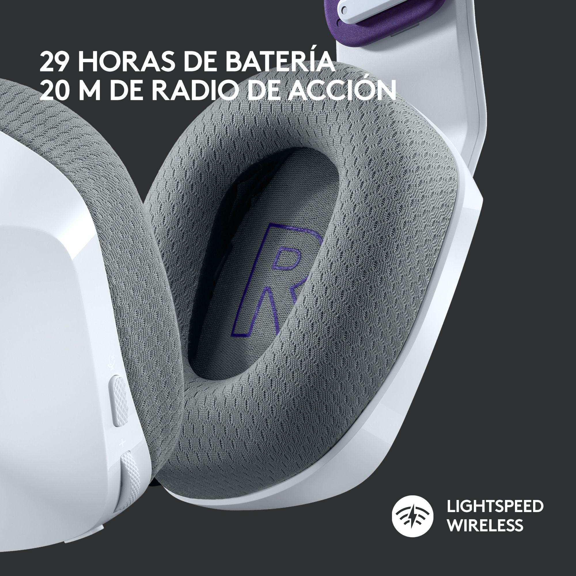 Audífonos Gamer Inalámbricos Logitech G Series G733 Blanco-4