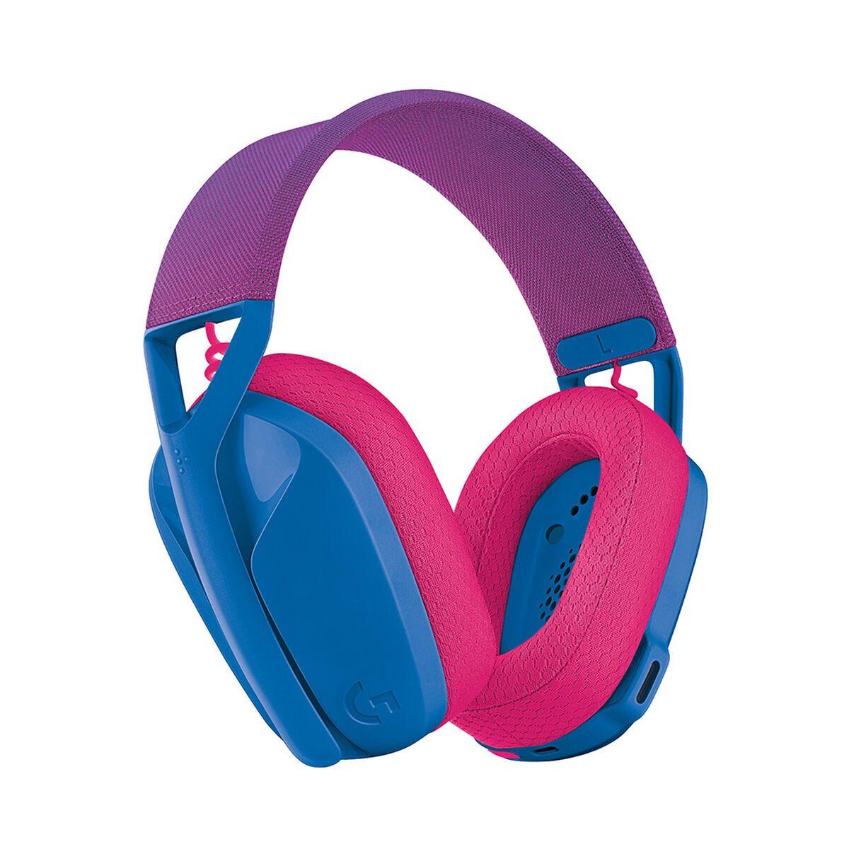 Audifonos Gamer Logitech G435 Inalámbricos Azul Bluetooth-0