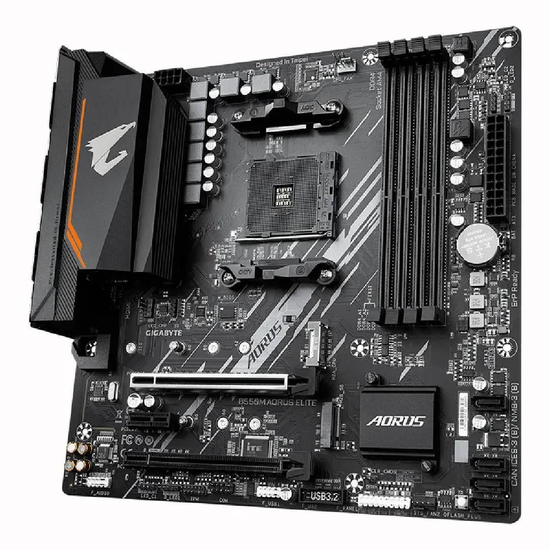 Placa Madre Gigabyte B550M AORUS ELITE AX-2
