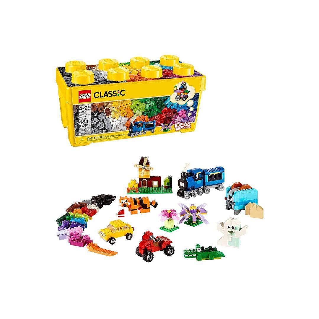 Caja de Ladrillos Creativa LEGO Mediana 484 Piezas 10696-2