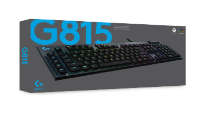 Teclado Gamer Logitech G815 inglés US negro con luz RGB-2