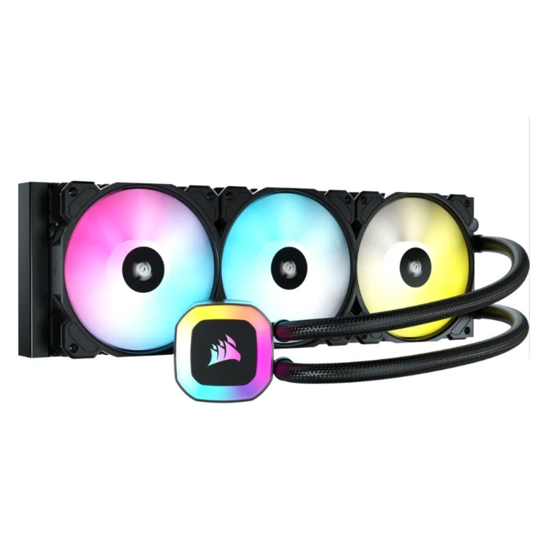 Refrigeración líquida de CPU Corsair de 360 mm H150 RGB-0
