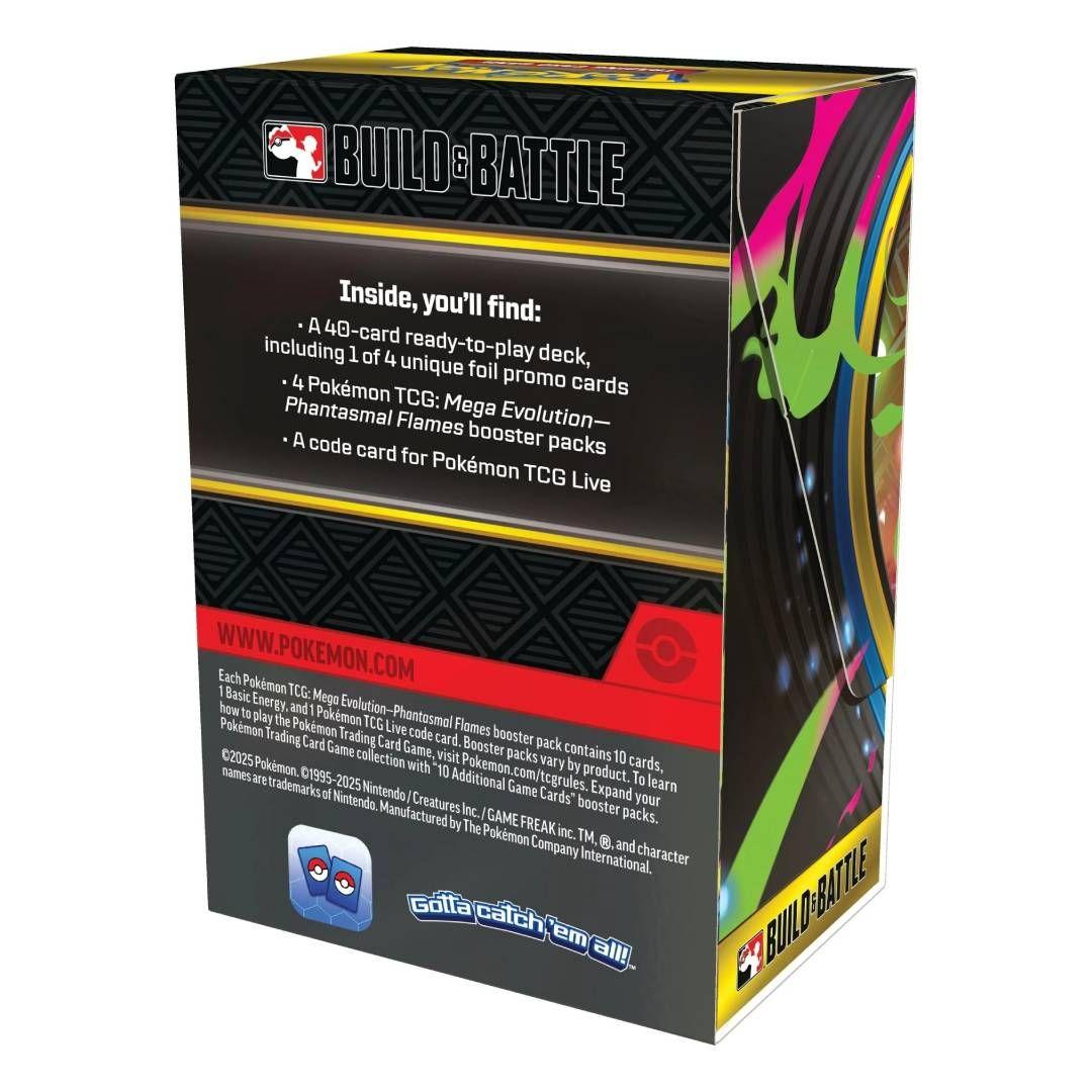 Pokemon Mega Evolution Phantasmal Flames- Build & Battle Box-2