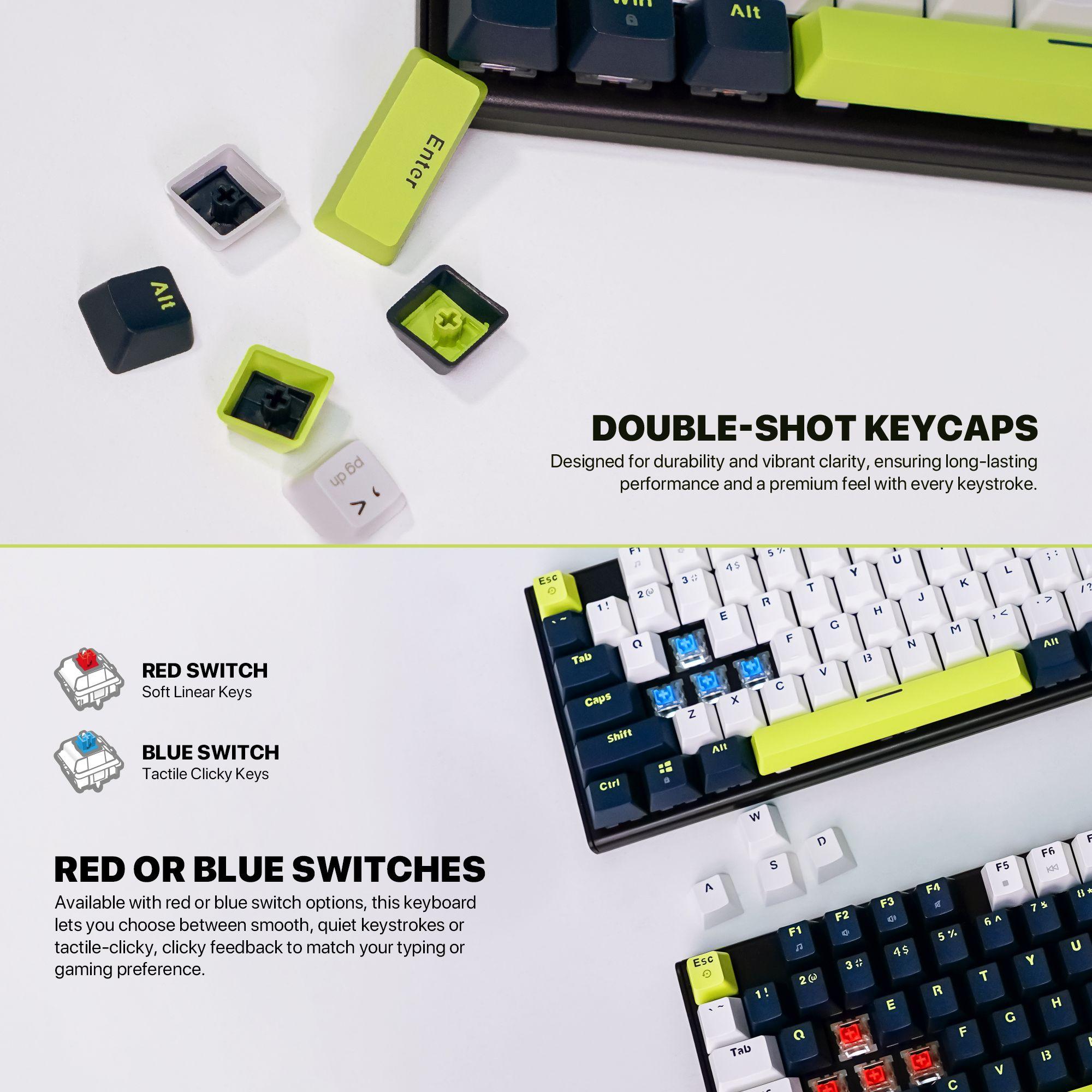 Teclado Fantech MK877s ATOM87s MORI Blue (Switch Red)-9