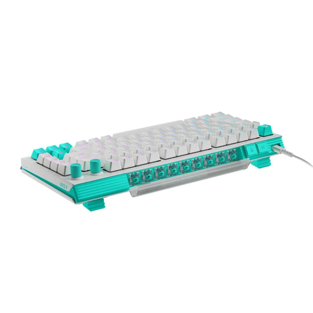 Teclado Gamer Logitech G512 X 75 Dual Swap Blanco-5