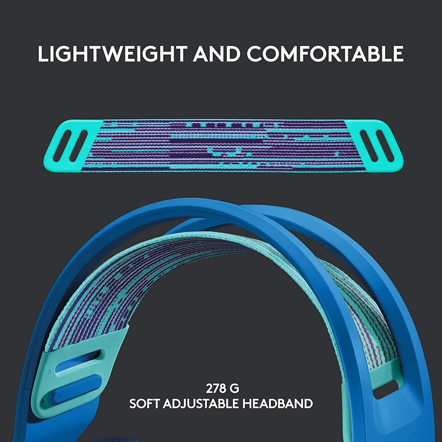 Audífonos Logitech G733 Lightspeed Inalambrico RGB Azul-6