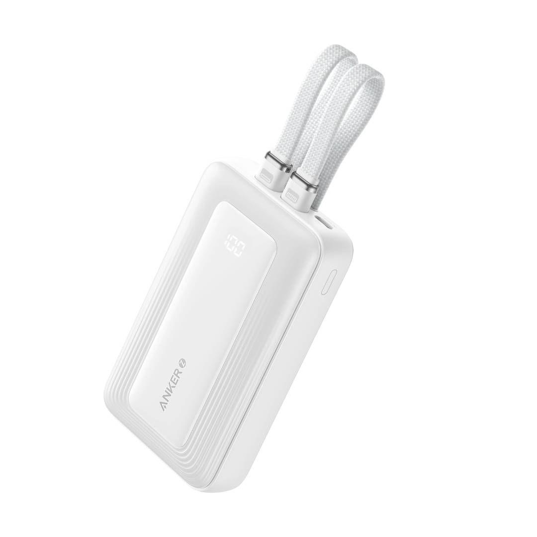 Power Bank Anker Zolo 10.000 mAh 30W USB-C, Lightning Blanco-0