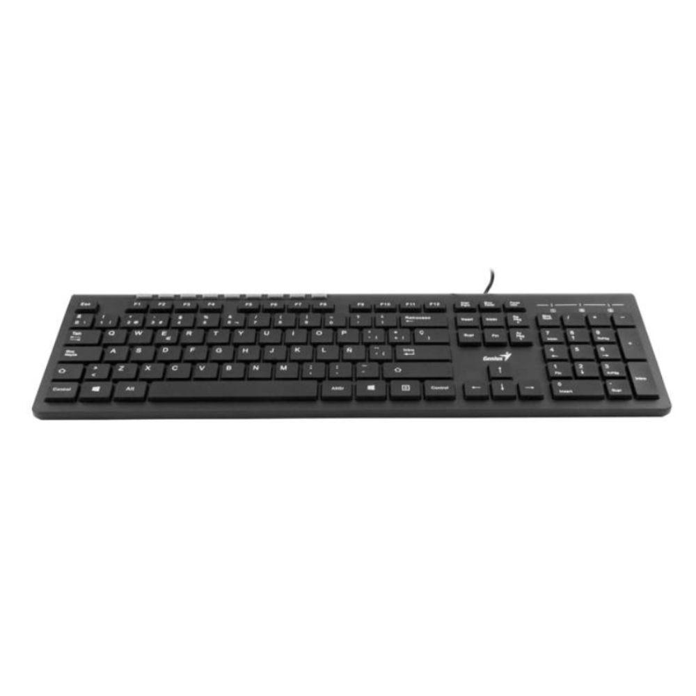 Teclado Genius Slimstar 230 II Qwerty Español Color Negro-0