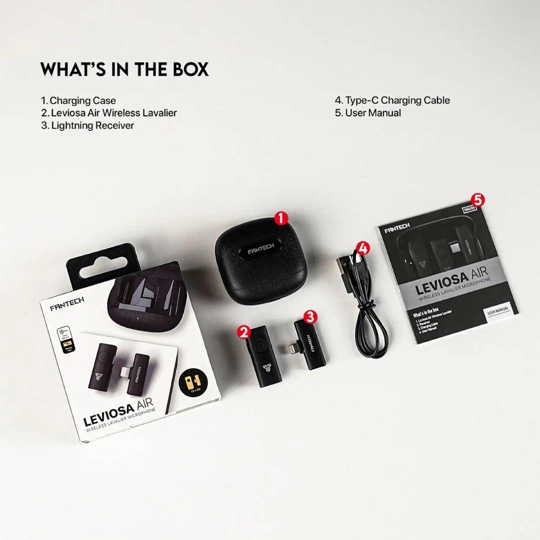 Microfono Levalier Fantech Leviosa AIR Lightning-5