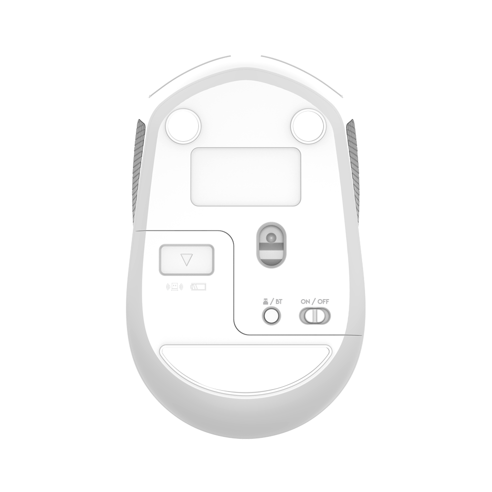 Mouse Fantech W190 White Dual Mode Bluetooth 1600 DPI-3