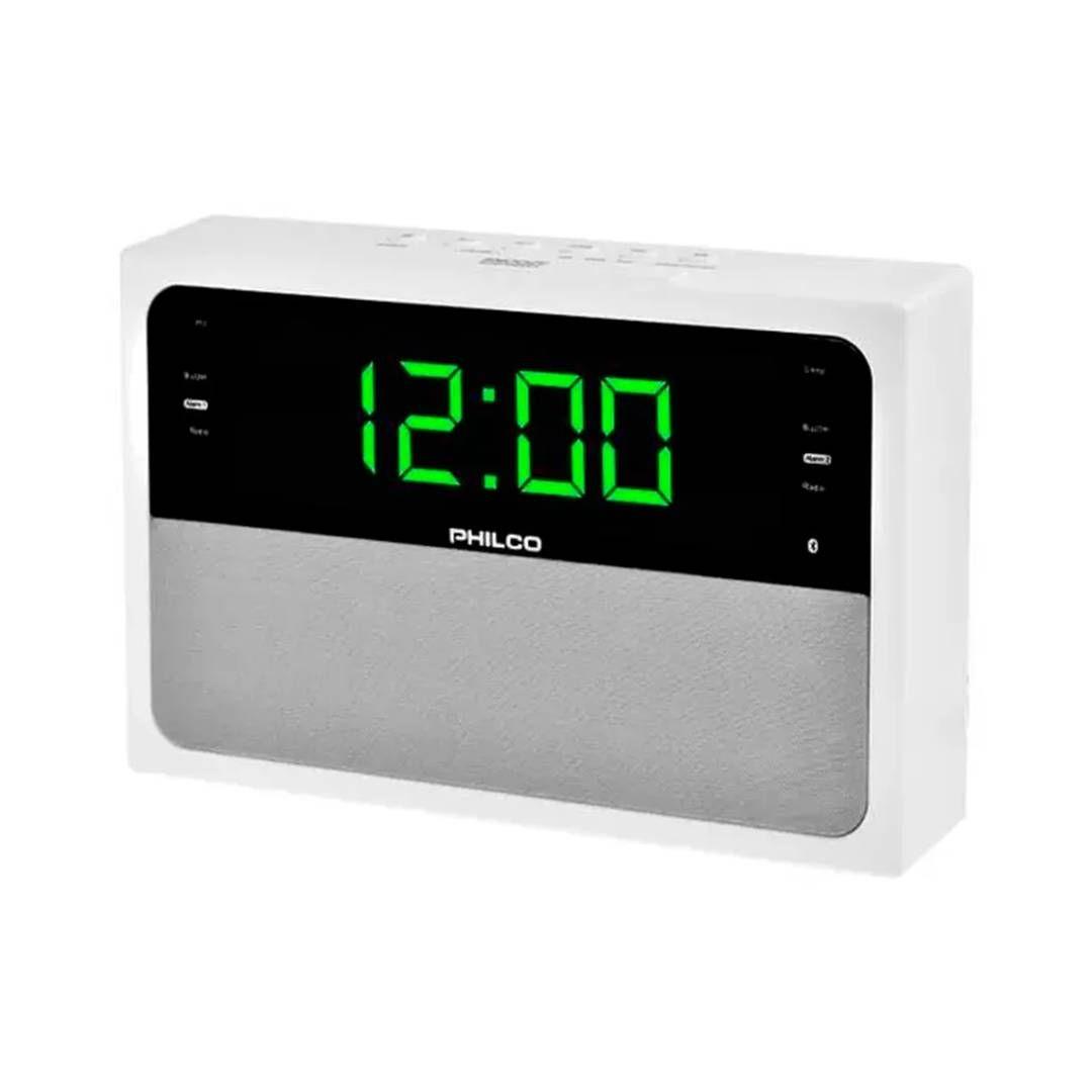 Radio Reloj Dual Philco PAR1018BT-GR Pantalla LED 1.8-2