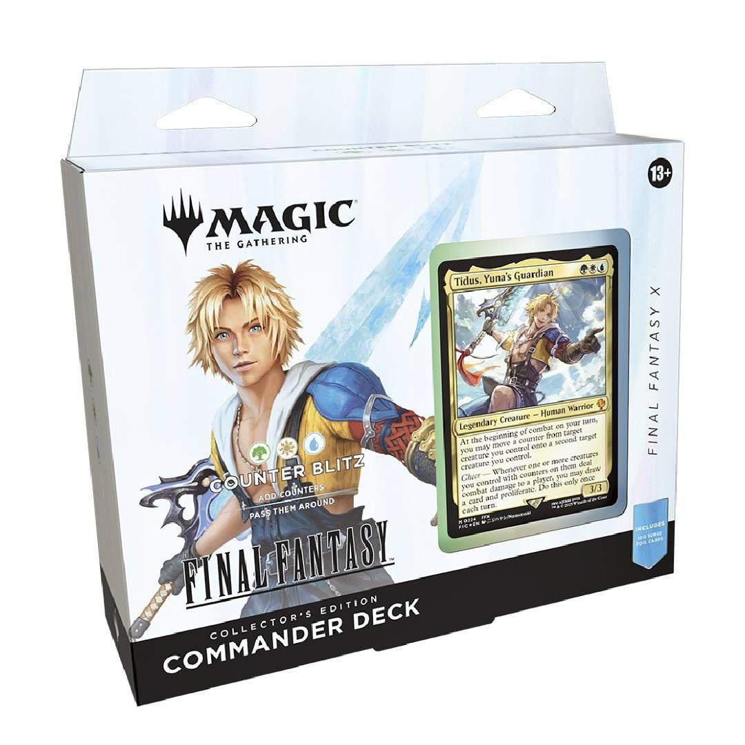 Pack X4 MTG: Final Fantasy Commander Deck Collector Edition-2