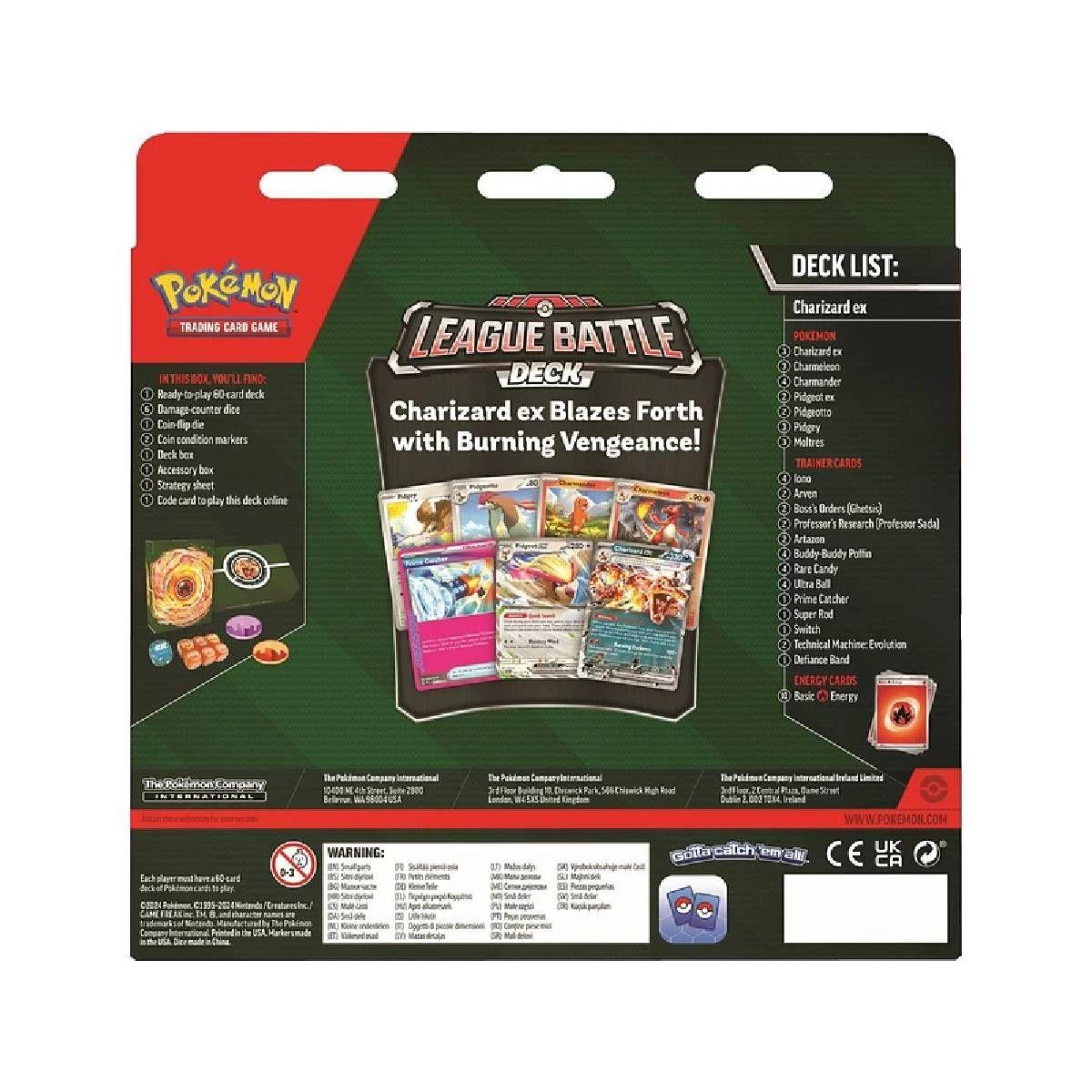 Pokémon TCG: Charizard ex League Battle Deck INGLÉS-2