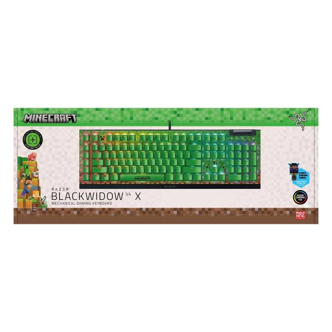 Teclado Gamer Razer BlackWidow V4 X Minecraft Edition-5