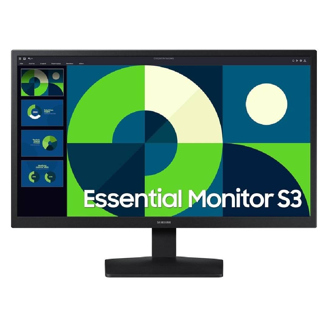 Monitor Samsung Essential S3 22, FullHD, 75Hz LS22D310EALXZS-0