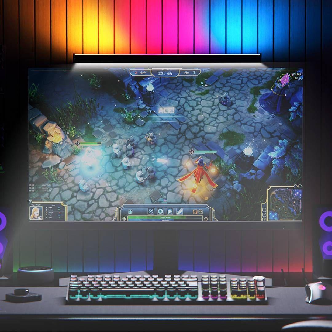 Barra de Luz PRIMUS NIMBUS2L para Monitor Dual con Control-2