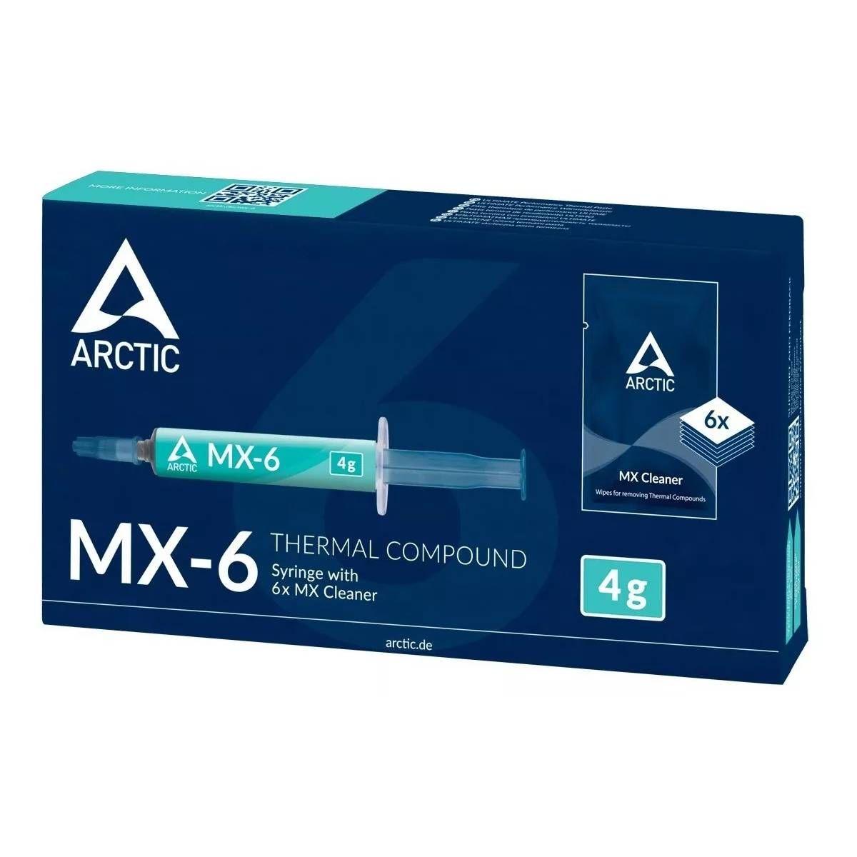 Pack Pasta Térmica ARCTIC MX-6 4g + 6 Toallas MX Cleaner-1